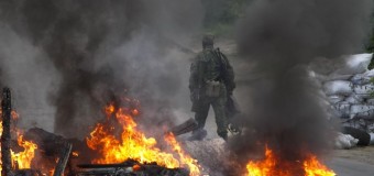 Обстрелы на Донбассе не утихают. Видео