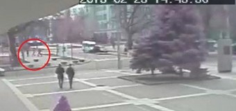 Появилась запись с камер наблюдения похищения главного юриста Днепропетровского ОГА. Видео