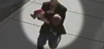 В США на камеру наблюдения попала попытка похищения ребенка. Видео