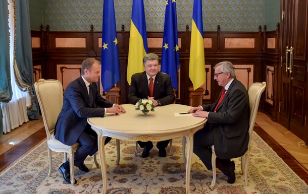 В Киеве проходит встреча Порошенко и лидеров ЕС в формате «тет-а-тет». Фото
