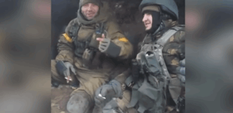 Как грузинские и украинские солдаты пели песню на передовой. Видео