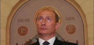 В Луганске явление «бога-Путина» ожидается на Пасху. Фото