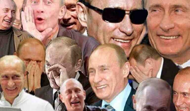 Фотожабы на Путина в России попали под запрет. Фото