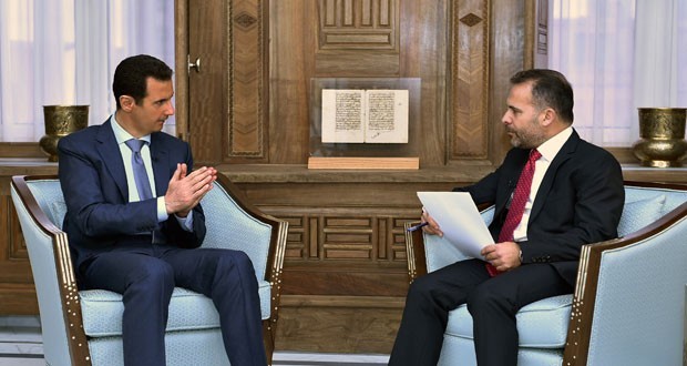 Президент Сирии Башар Аль-Асад: Терроризм может захлестнуть Европу. Видео
