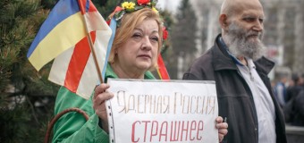 «Ядерная РФ страшнее Чернобыля»: в Минске прошел митинг. Фото