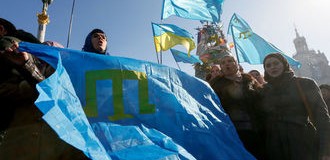 Яценюк предвидел угрозу терроризма в крымских татарах. Видео