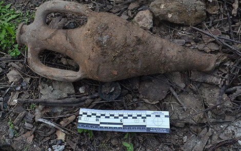 В Николаеве мужчина на огороде случайно раскопал древнее захоронение. Фото