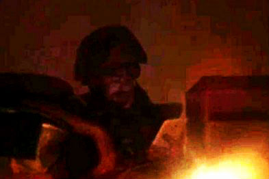Бойцы АТО под обстрелом читают Чехова при свечах. Видео