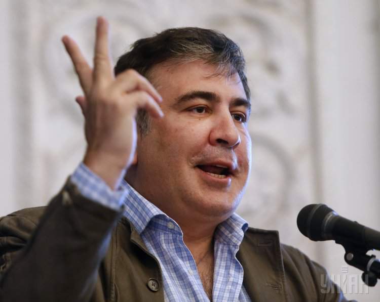 Саакашвили устроил скандал главе Госавиа. Видео