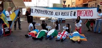 В Италии протестуют против русской агрессии. Видео