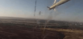 Обнародовали видео с вертолета, сбитого на Донбассе