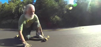 Крутой дедушка на скейте стал звездой инета. Видео