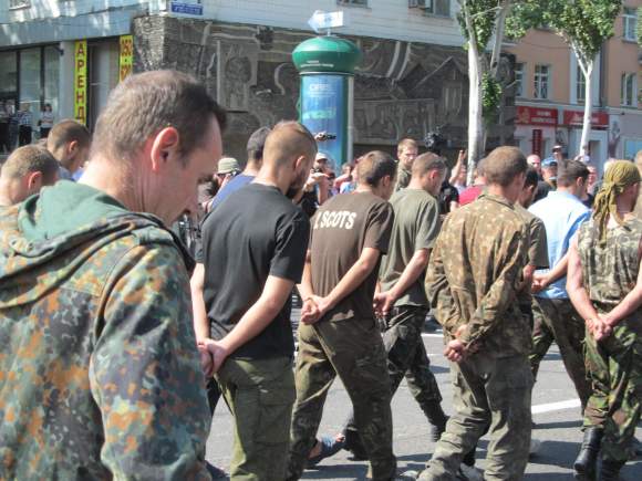 Обмен пленными на Донбассе. Видео