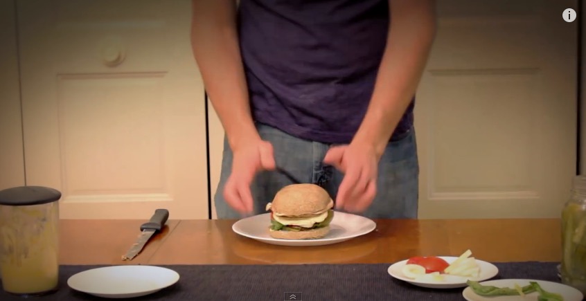 Американец стал звездой сети, собрав сэндвич «с нуля» за полгода. Видео