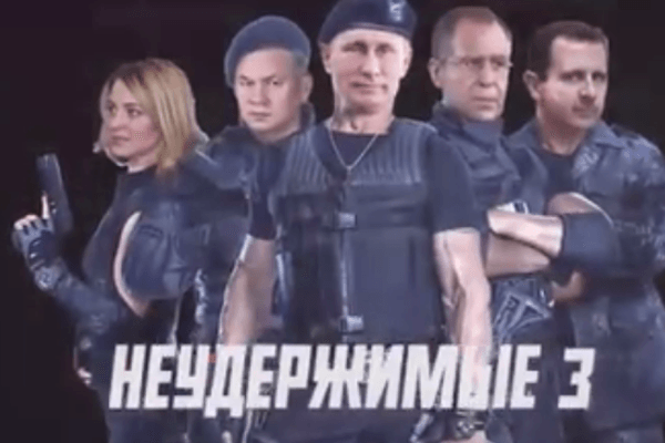 Путин, Няша и Лавров стали «супергероями» в новом фильме «Неудержимые». Видео