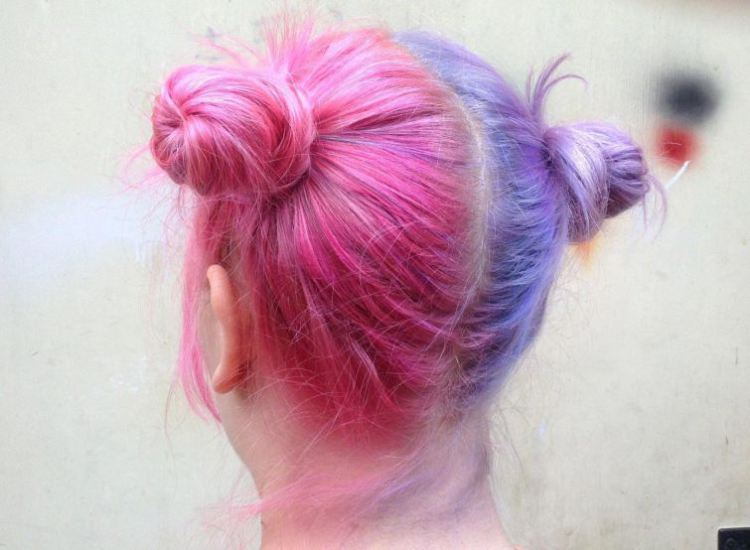 Новая «эпидемия» моды: девушки красят волосы в два цвета. Фото