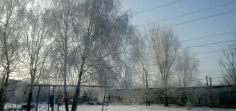 В Запорожье наступила зимняя сказка. Фото