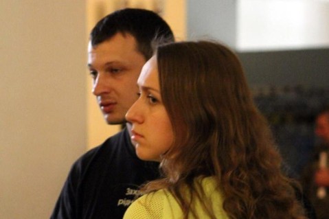 «Азов» вышел на пикет СБУ из-за задержания Станислава Краснова и Оксаны Шелест. Видео