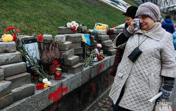 Украина чтит память Небесной Сотни. Видео