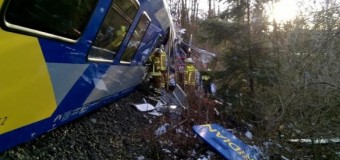 В Германии столкнулись два поезда: есть жертвы. Фото