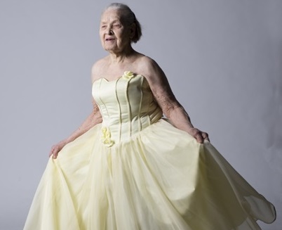 91-летняя украинка снялась в откровенной фотосессии. Фото