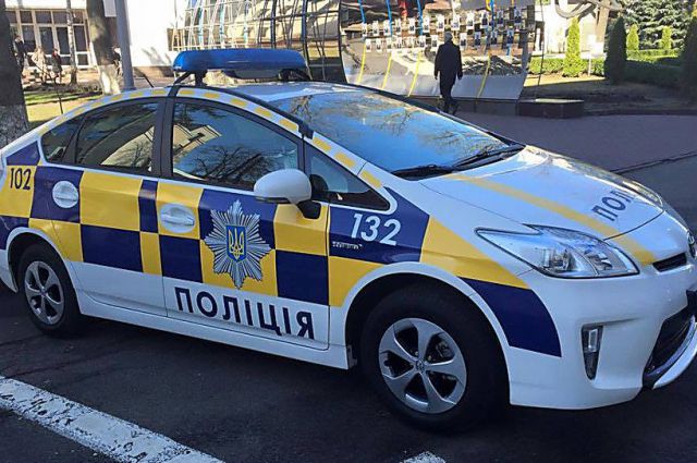 Киевские полицейские попали в ДТП. Фото