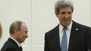 В сети высмеяли фото Путина с Керри