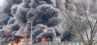 В Луганской области взорвались цистерны с топливом