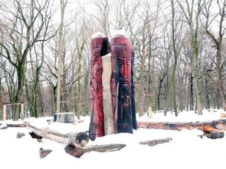 В Киеве сожгли Перуна