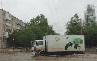 В Крыму мощные ливни затопили целые кварталы. Фото