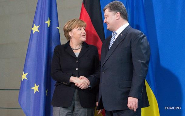 Порошенко поговорил с Меркель о Минских соглашениях