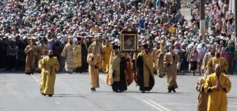 В Борисполь не пустили «крестный ход» Московского патриархата