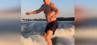 У Кличко случился конфуз во время водной прогулки. Видео