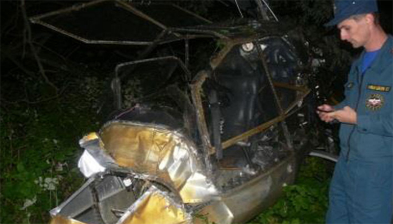 В России разбился самодельный летательный аппарат