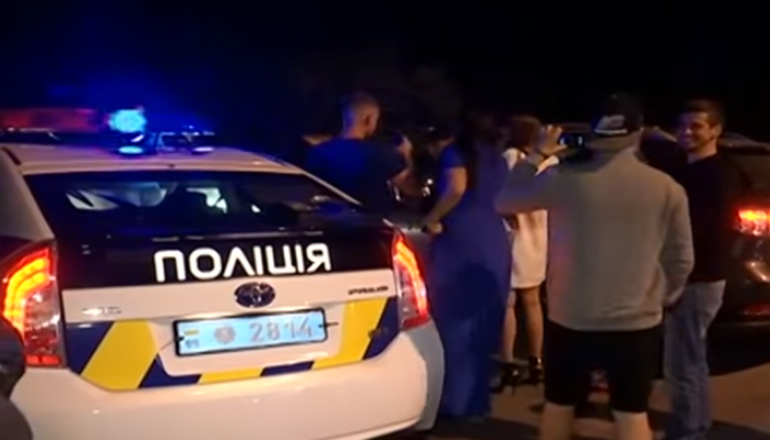 Киевские активисты отлавливают пьяных водителей. Видео