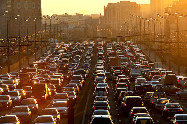 Киев остановили огроиные пробки