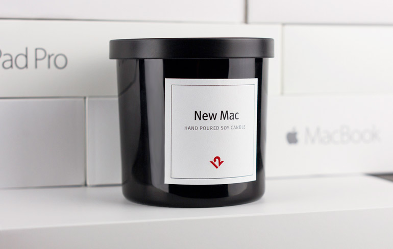 В Америке выпустили ароматические свечи с запахом новых iPhone или Mac. Фото