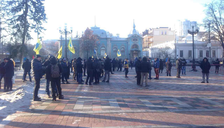 Фотофакт: В Киеве митингуют автолюбители