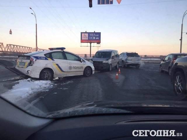 Киев потрясла авария с полицейскими