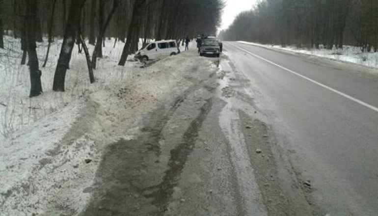 Микроавтобус с пассажирами разбился на Львовщине