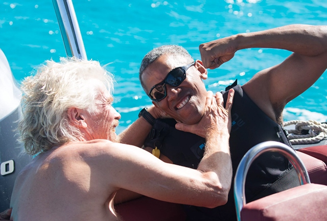 Отдых Обамы на островах вызвал ажиотаж в Сети. Видео