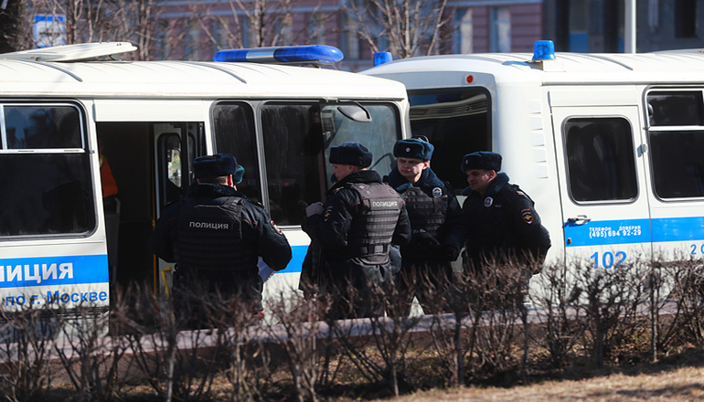 В центре Москвы задержали участников акции