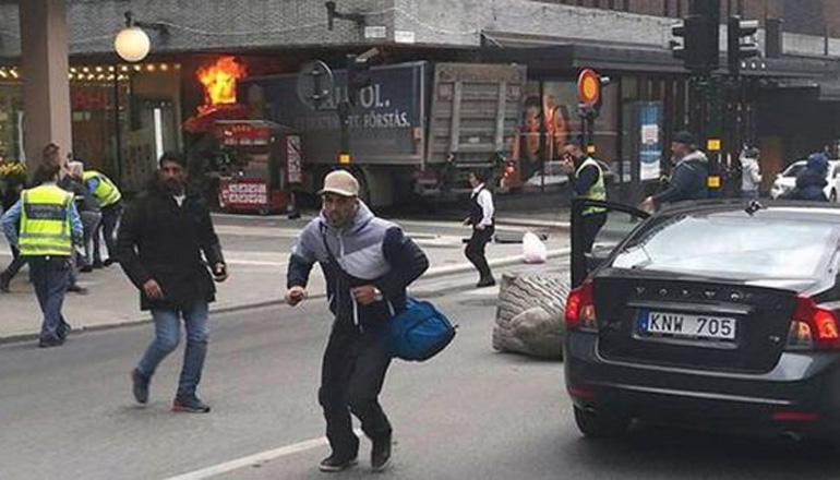 Полиция опубликовала фотографию подозреваемого в шведском теракте. Фото