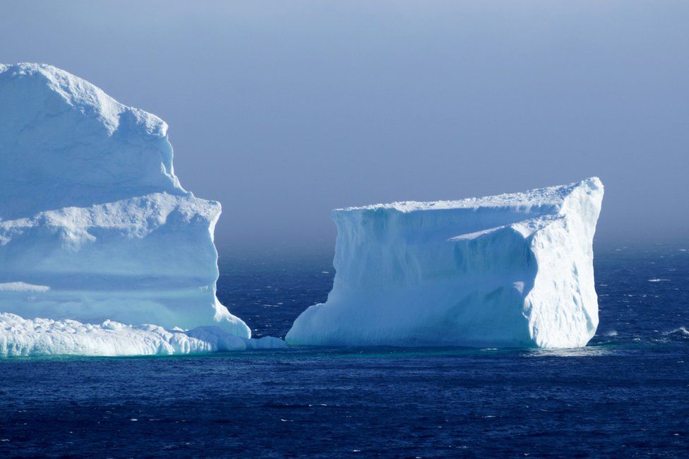 В сети появились удивительные кадры айсберга в Канаде. Видео