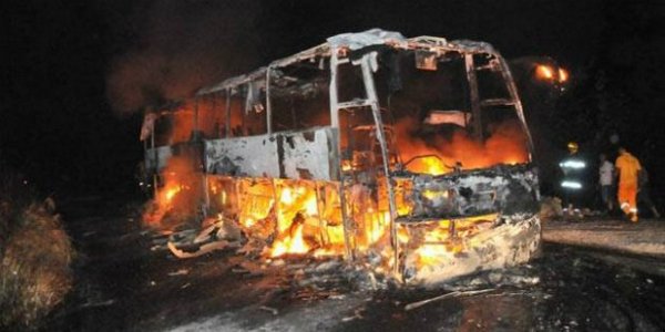 В Сирии взорвался автобус, набитый пассажирами