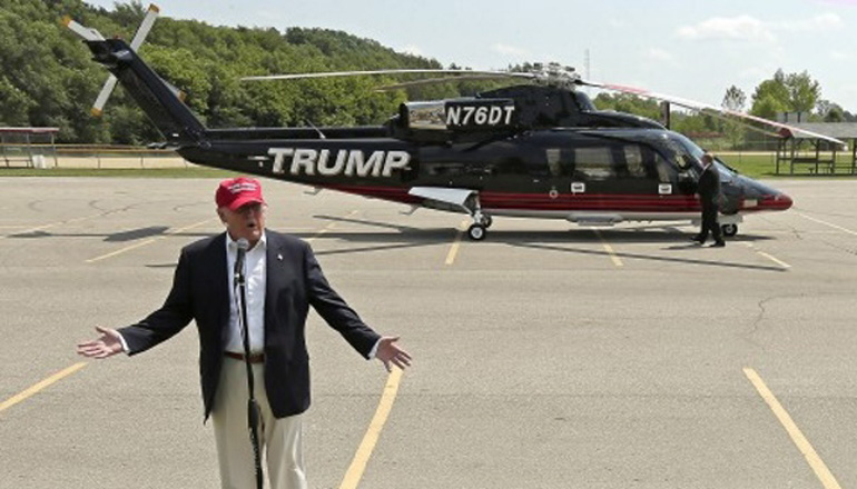 Трамп нарушил «правило президентов», продемонстрировав свой вертолет