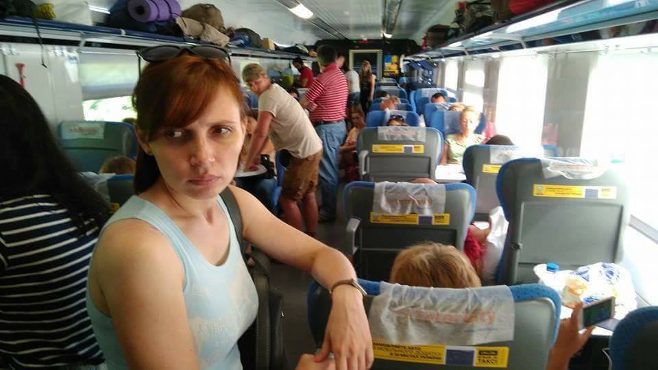Из-за поломки пассажиры поезда Одесса-Киев ехали стоя
