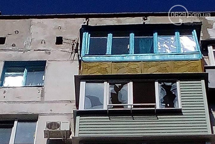 В Мариуполе в квартире 9-этажного дома произошел взрыв, есть жертвы. Фото