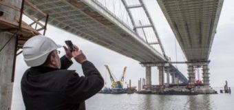 Оккупанты готовятся к запуску движения по Крымскому мосту
