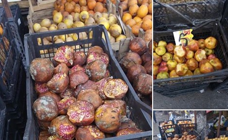 Отходы со свалки: на одном из рынков Николаева продают гнилые фрукты. Фото